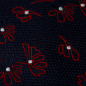 Preview: Seidenkrawatte mit Blumenmuster