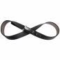 Preview: Reversible belt taupe and black