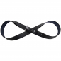 Preview: Reversible belt dark blue and black