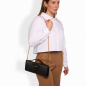 Preview: Long clutch made of calf leather in black