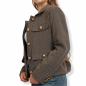 Preview: Short herringbone overjacket made of virgin wool
