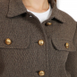 Preview: Short herringbone overjacket made of virgin wool