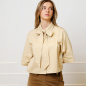 Preview: Schluppenbluse in Sandbeige