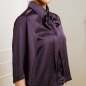 Preview: Schluppenbluse in Aubergine