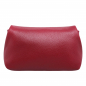 Preview: Schultertasche aus Kalbsleder weinrot