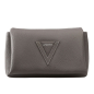 Preview: Schultertasche aus Kalbsleder in taupe EPONA Midi