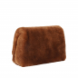 Preview: Crossbody Bag aus Lammfell in nussbraun -EPONA- MINI