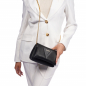 Preview: Black crossbody bag made of calfskin