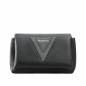 Preview: Crossbody Bag aus Kalbsleder in schwarz