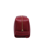 Preview: Toiletry bag made of calfskin wine red