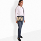 Preview: Small Shoulder Bag made of calfskin -MONETA-