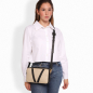 Preview: Small Shoulder Bag made of calfskin -MONETA-