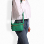 Preview: Shoulder Bag in green Calf Leather -OPIS-