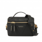 Preview: Shoulder Bag in Black Calf Leather -OPIS-