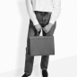 Preview: Handtasche aus Kalbsleder mit geflochtenen Henkeln Rot -VESTA-