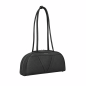 Preview: Schultertasche aus Saffiano Leder Schwarz