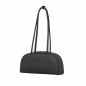 Preview: Schultertasche aus Saffiano Leder Schwarz