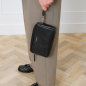 Preview: Small Shoulder Bag made of saffianoskin black