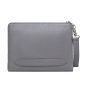 Preview: Herrenpochette NOX aus Kalbsleder in Taupe