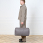 Preview: Reisetasche aus gernarbtem Kalbsleder Taupe