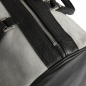 Preview: Travel bag M gray velour leather -MERKUR- Limited 1/555 -