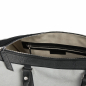 Preview: Travel bag M gray velour leather -MERKUR- Limited 1/555 -