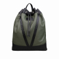 Preview: Rucksack aus Leder mit Kordelzug und Prägung -LAVERNA-
