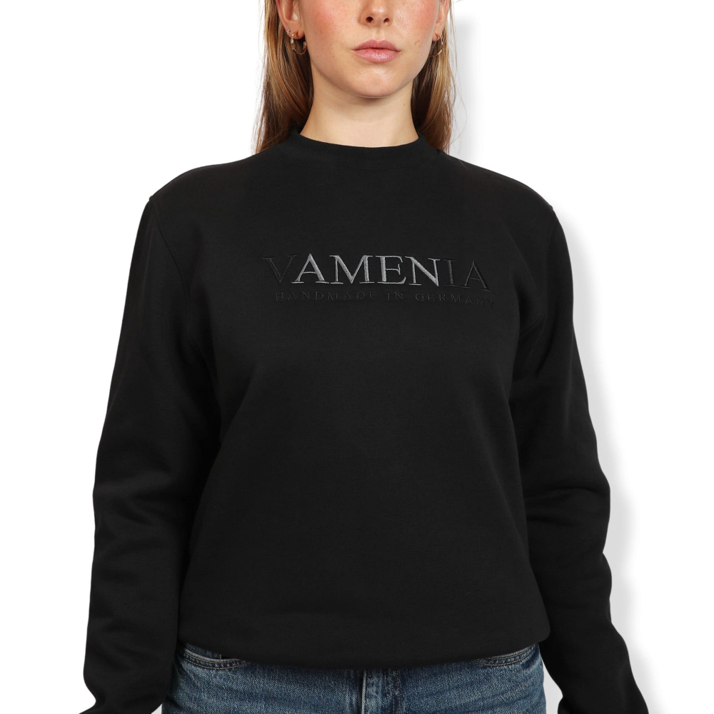 Sweatshirt 'AMEN' made of cotton in black