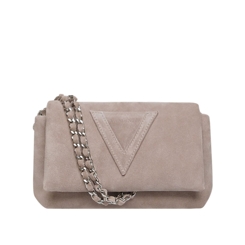 Crossbody Bag aus Wildleder Greige