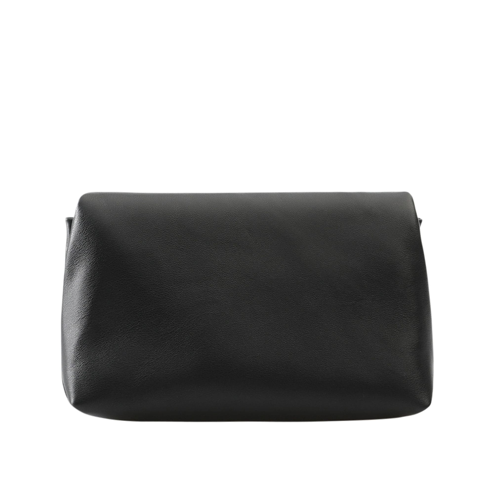 Crossbody Bag aus Kalbsleder in schwarz