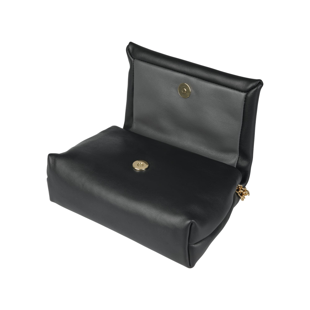 Preview: Black crossbody bag made of calfskin