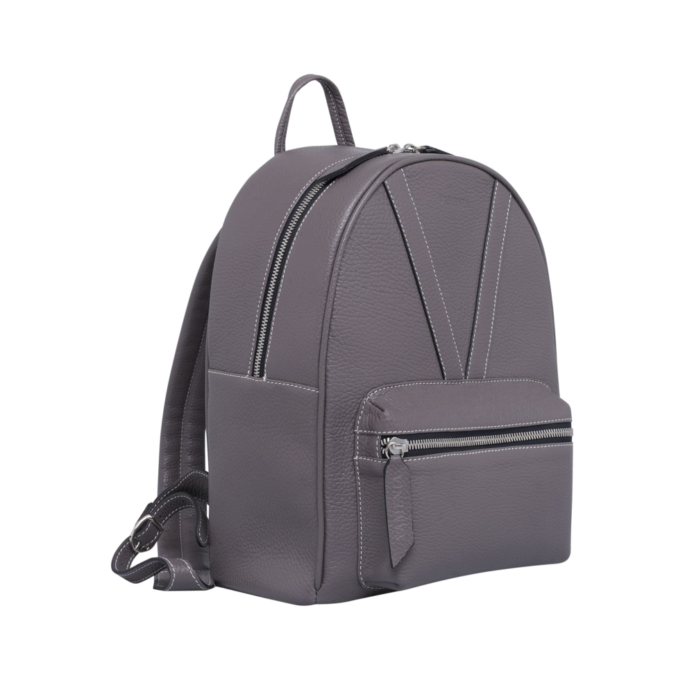Preview: Medium-Sized Backpack in Calfskin Taupe