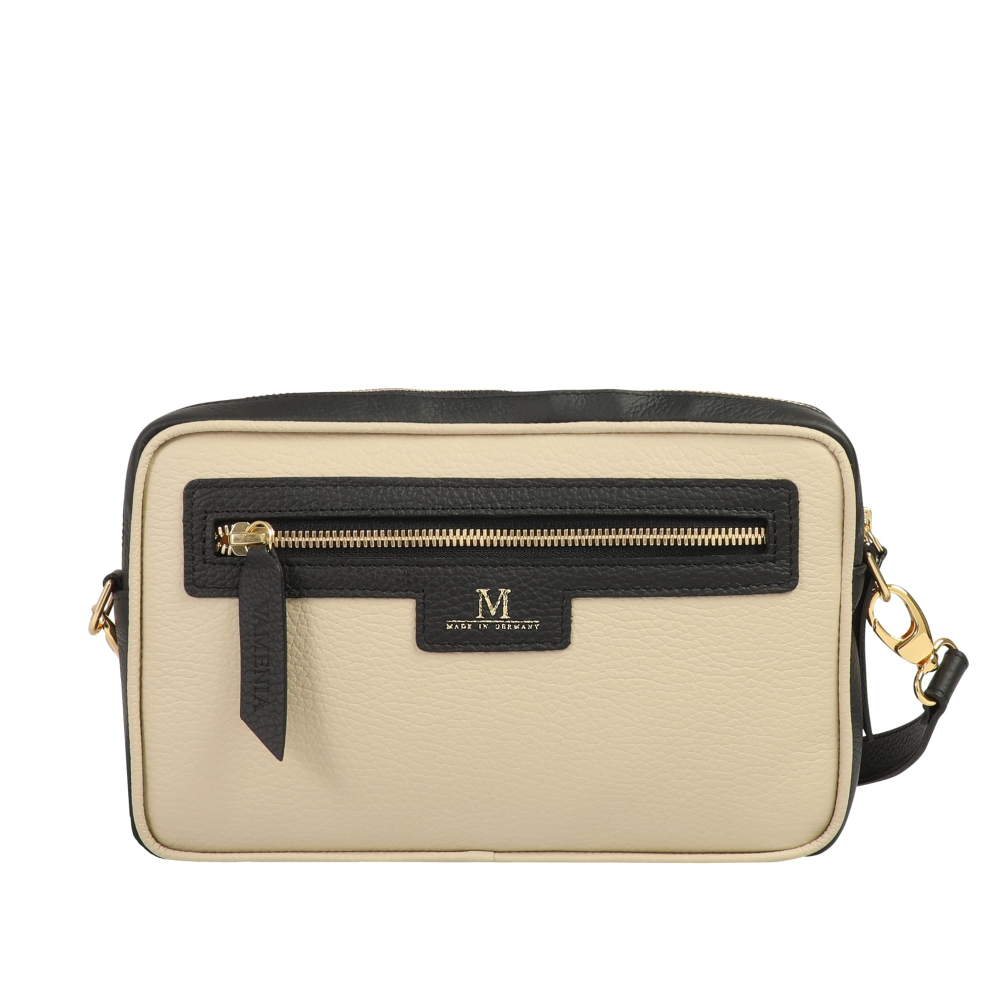 Preview: Small Shoulder Bag made of calfskin -MONETA-