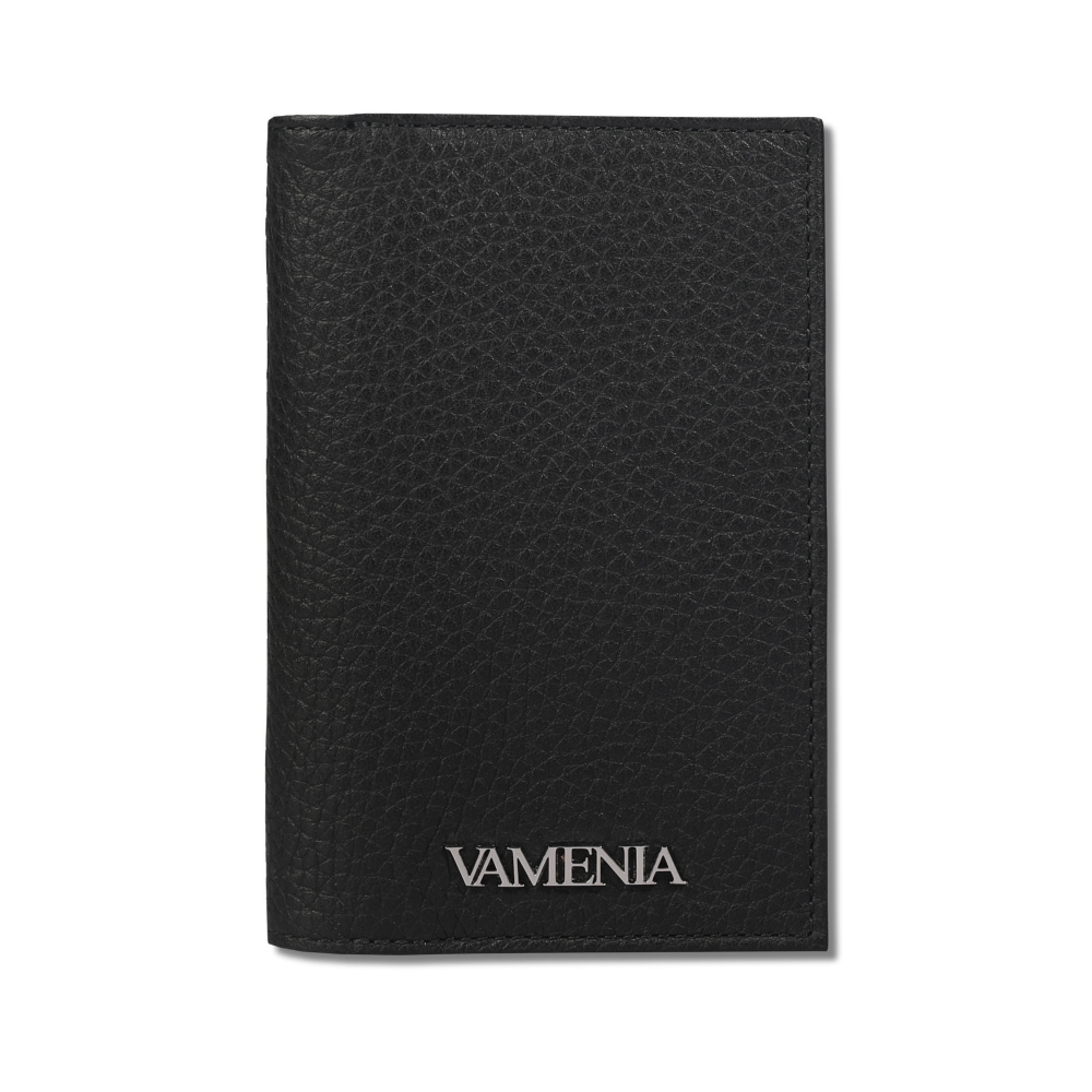 Card case grained calfskin