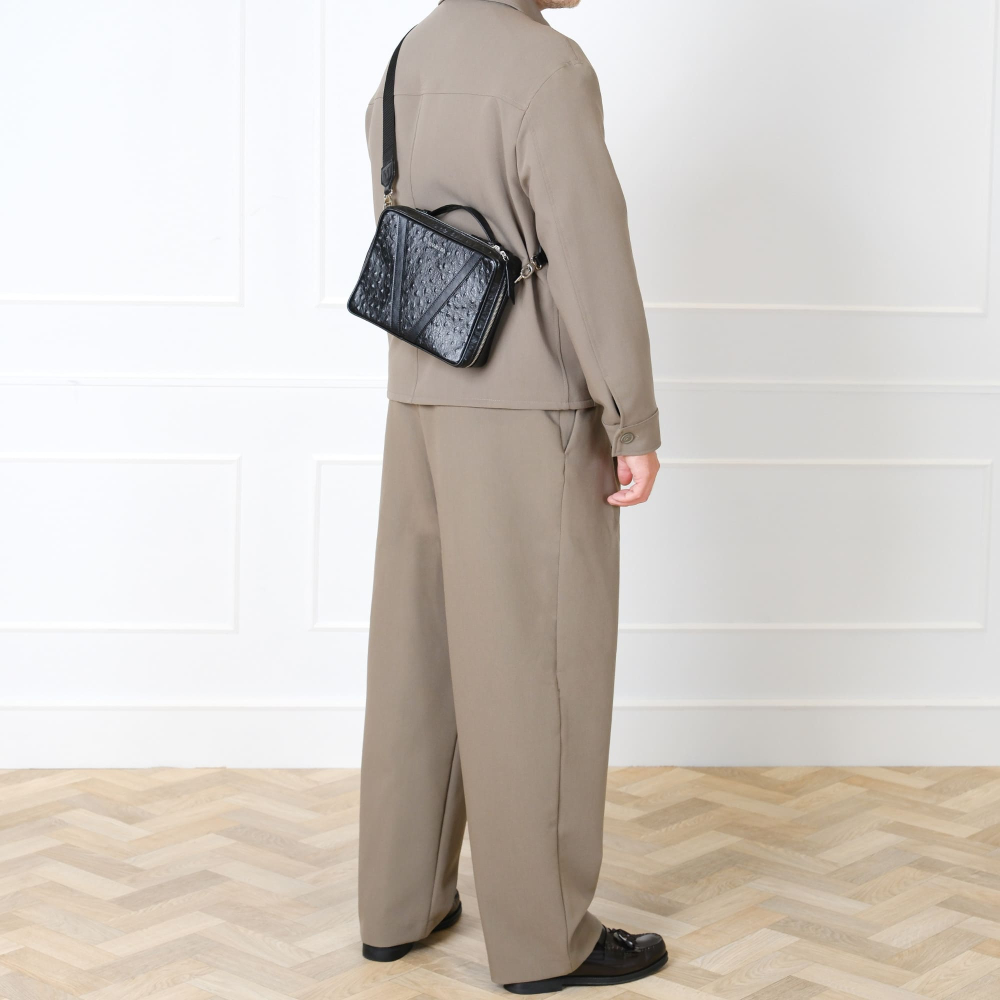 Crossbody Bag as Camera Bag made of Calfskin