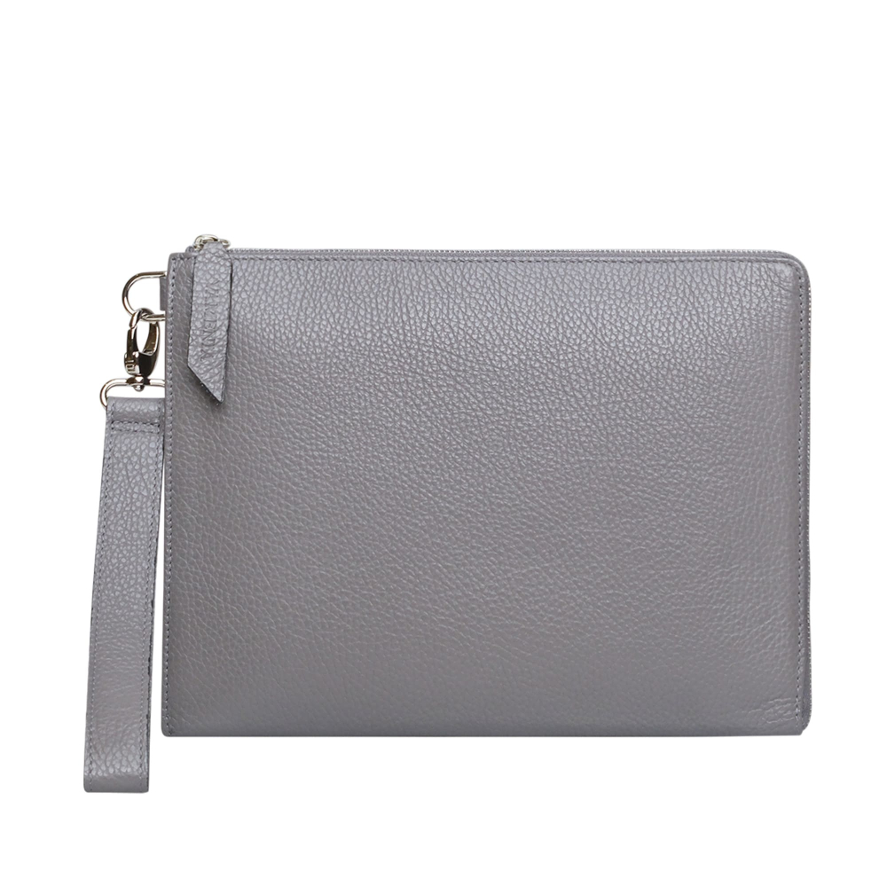 Preview: Herrenpochette NOX aus Kalbsleder in Taupe