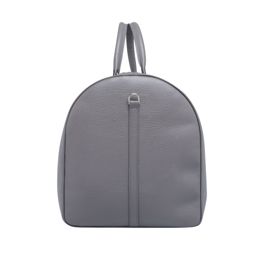 Preview: Reisetasche aus gernarbtem Kalbsleder Taupe