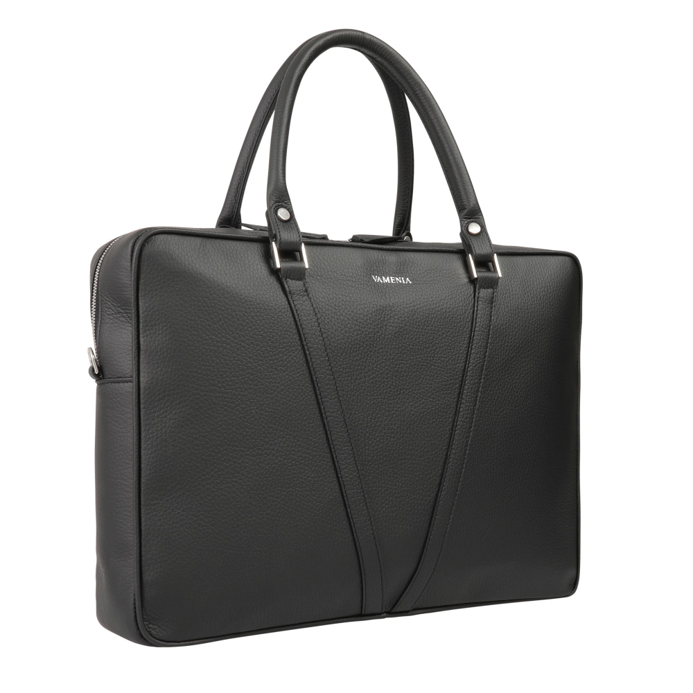 Preview: Briefcase made of calfskin black