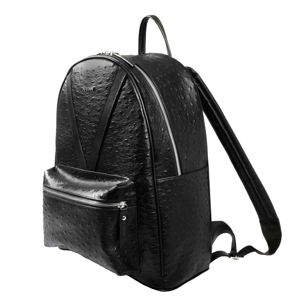 Lederrucksack aus feinstem Leder mit Prägung -JUVENTAS-