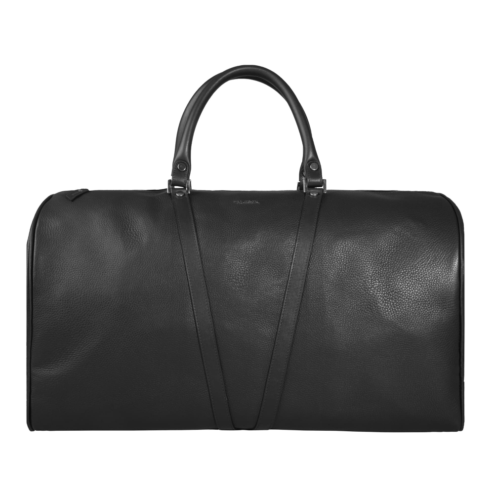 Reisetasche aus schwarzem Kalbsleder -VENUS-
