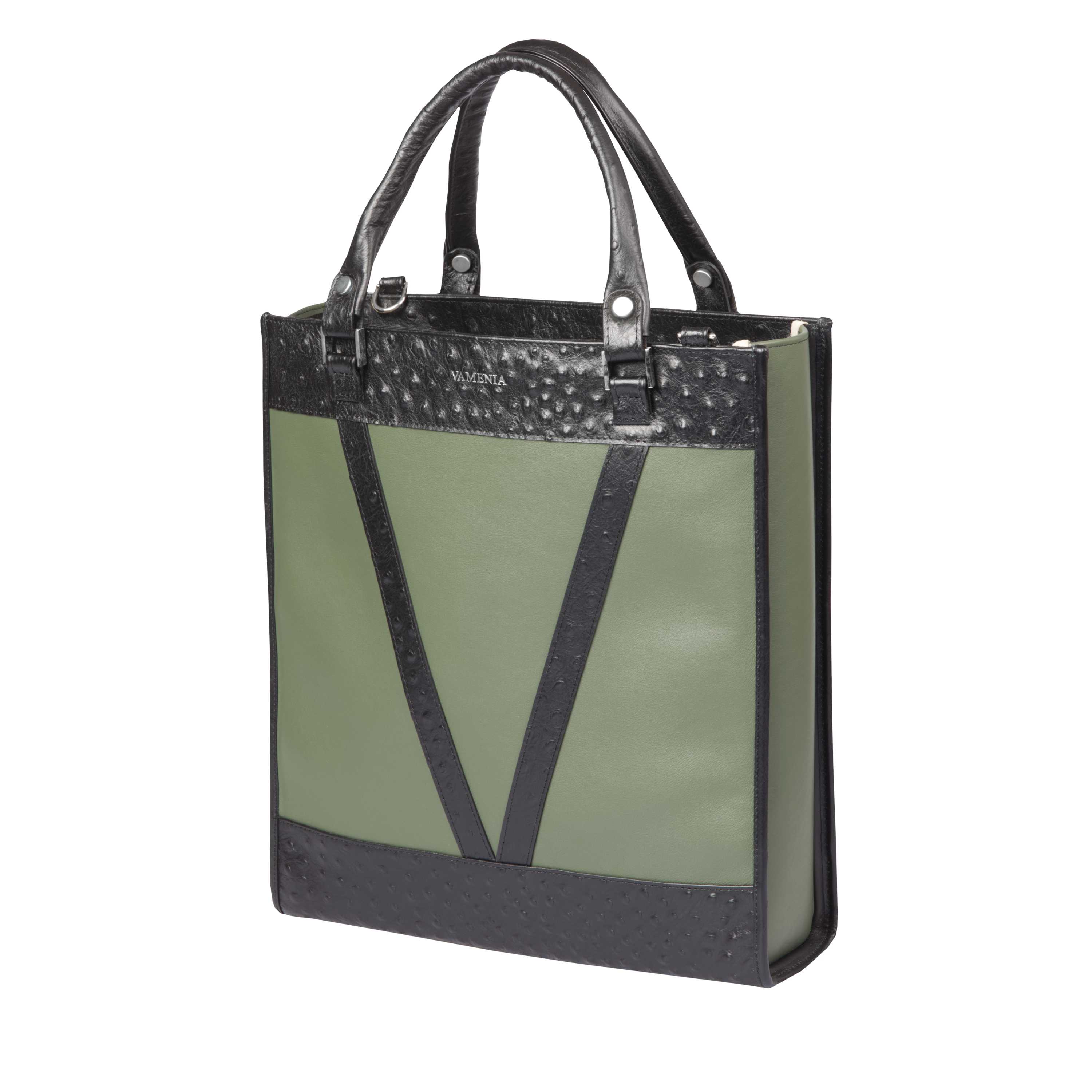 Leather discount bag gents