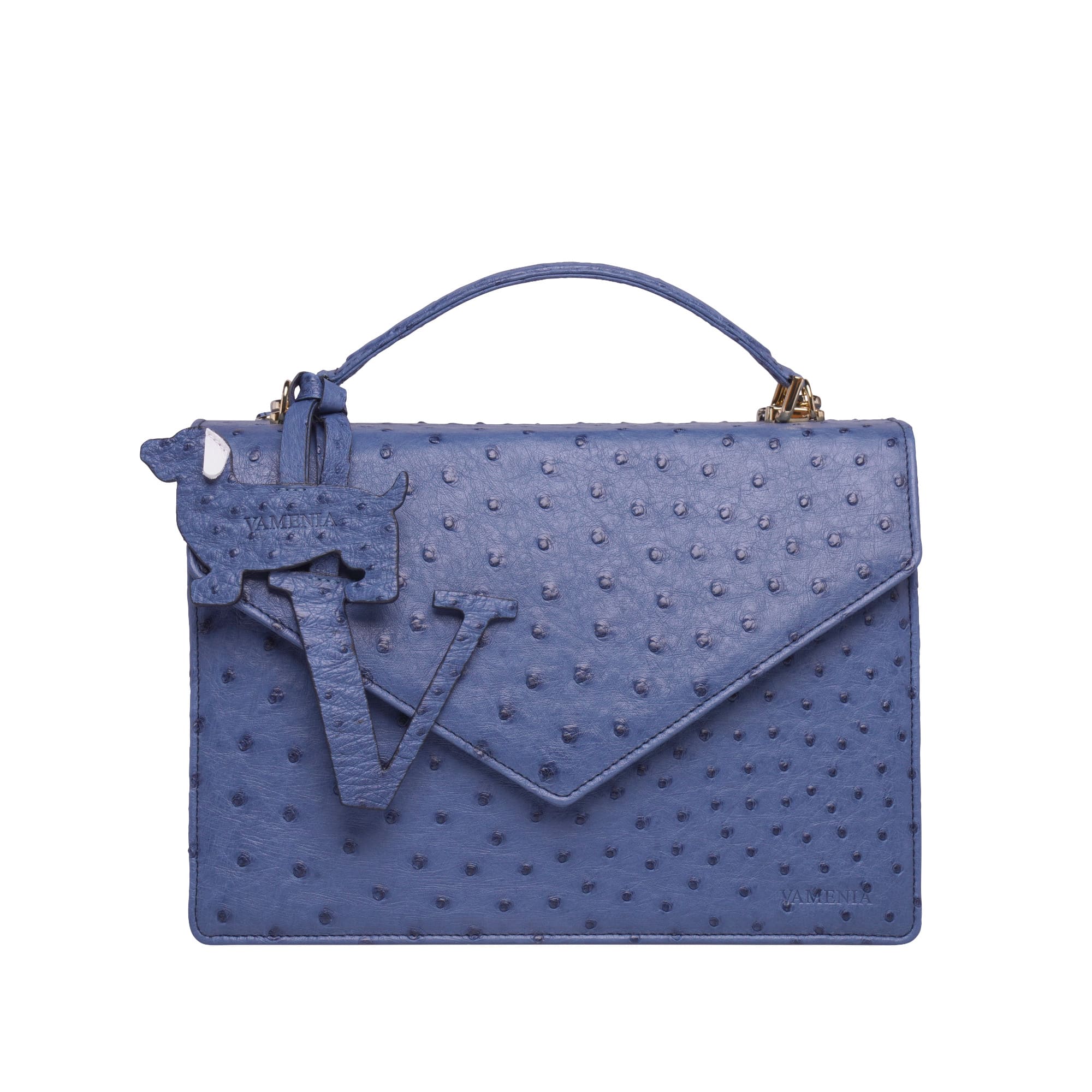 Henkeltasche blau Clearance