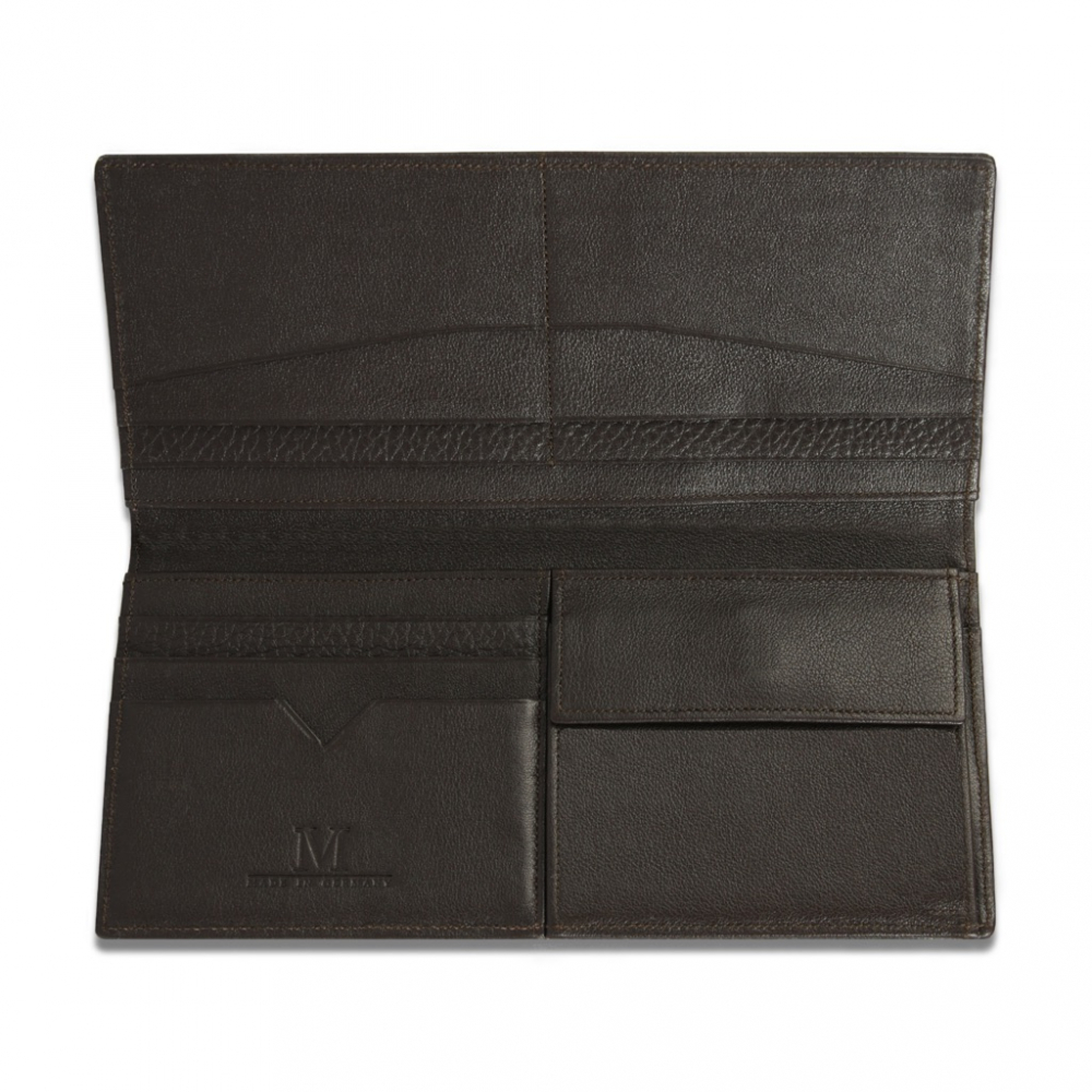 Brieftasche mit Münzfach aus Kalbsleder