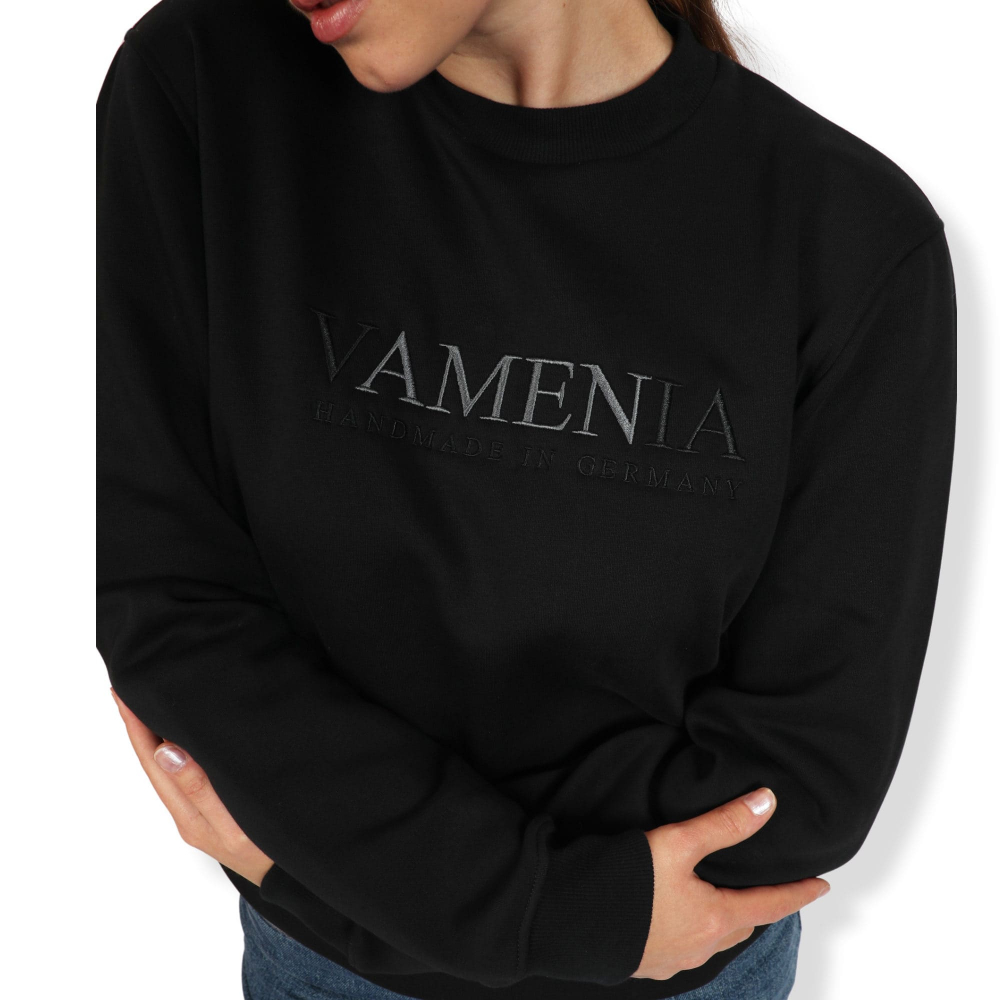 Sweatshirt 'AMEN' made of cotton in black