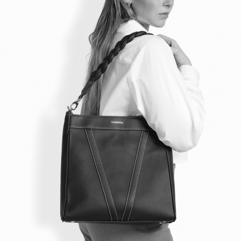 Große Shopper aus Lammfell -DIANA-