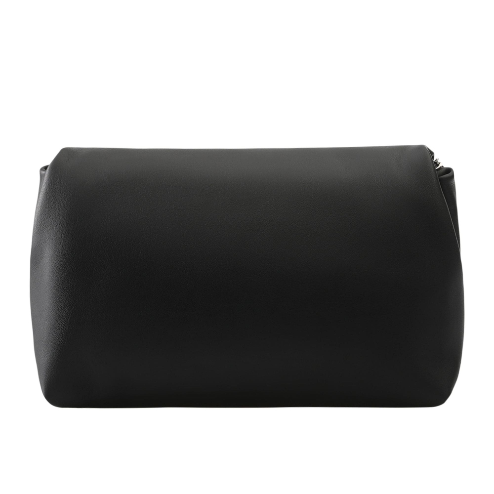 Schultertasche aus Kalbsleder schwarz EPONA Midi