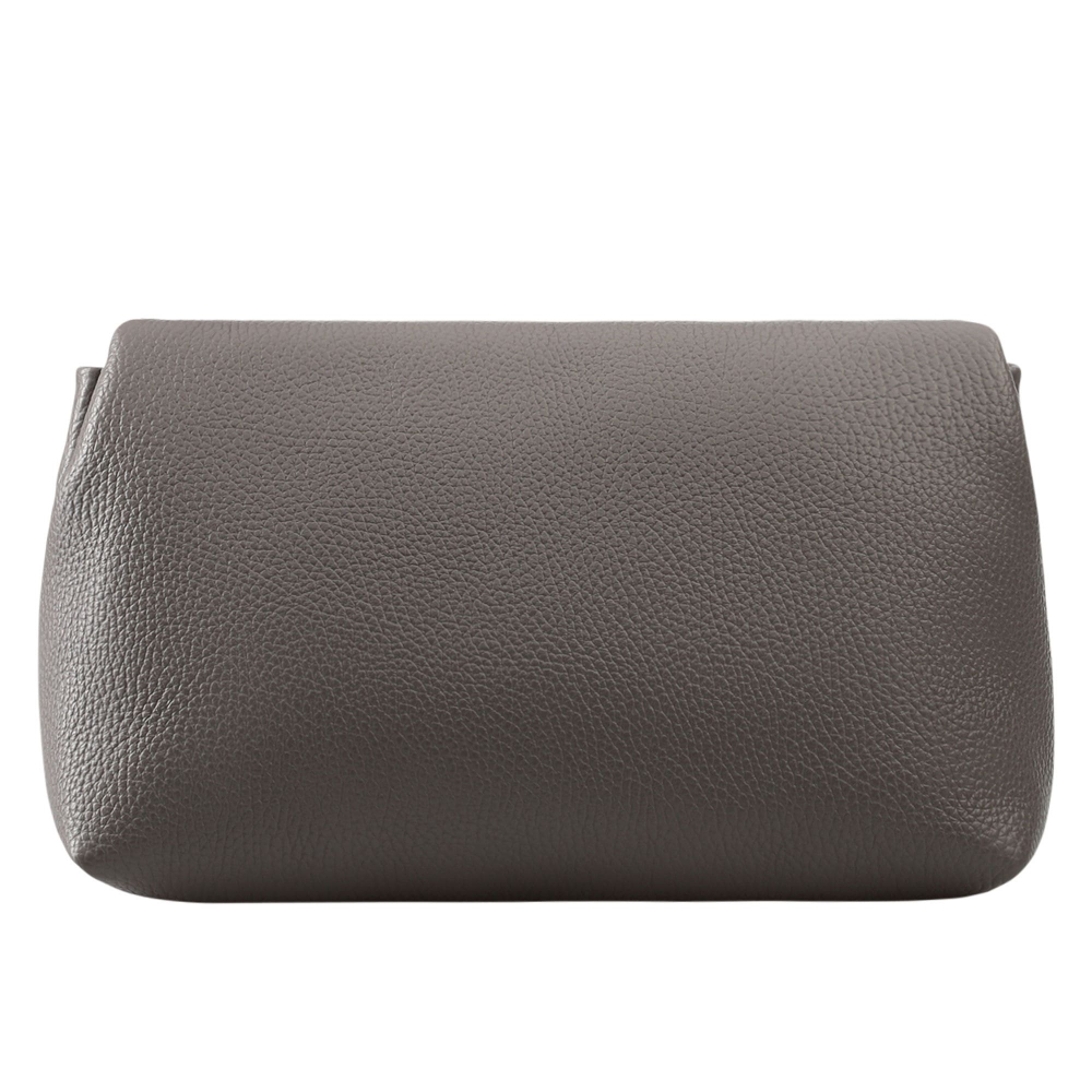 Schultertasche aus Kalbsleder in taupe EPONA Midi