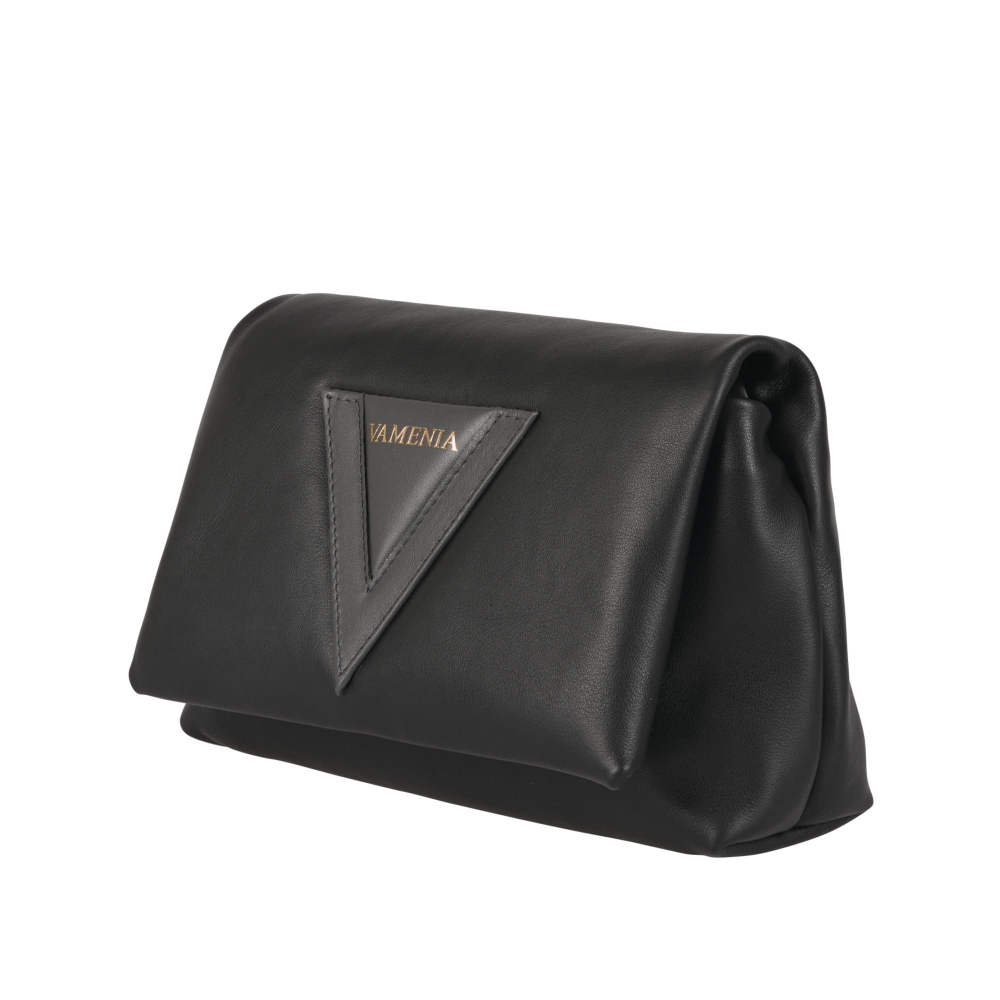 Crossbody Bag aus Kalbsleder in schwarz -EPONA- MINI