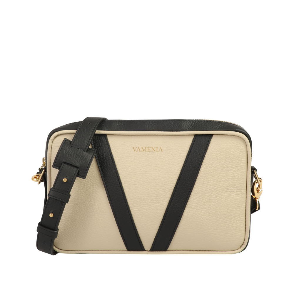 Small Shoulder Bag made of calfskin -MONETA-