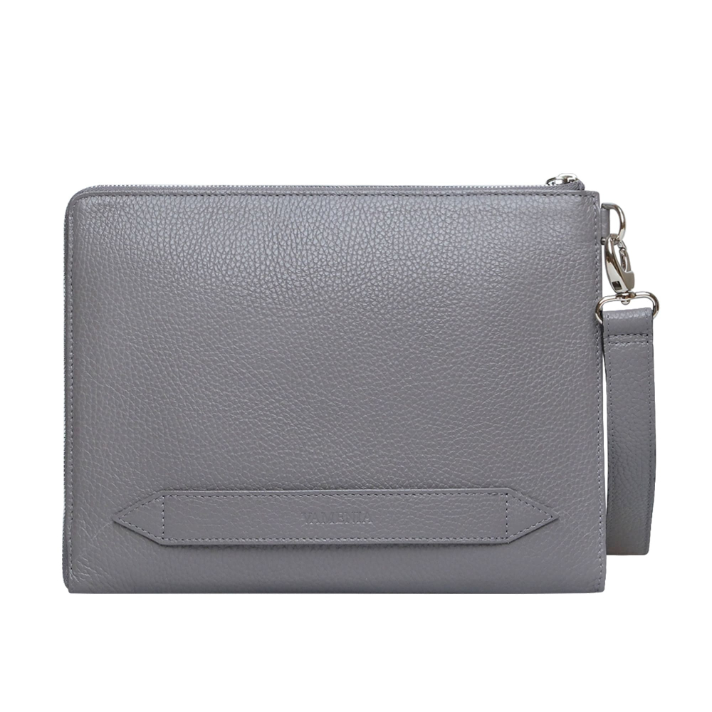 Herrenpochette NOX aus Kalbsleder in Taupe